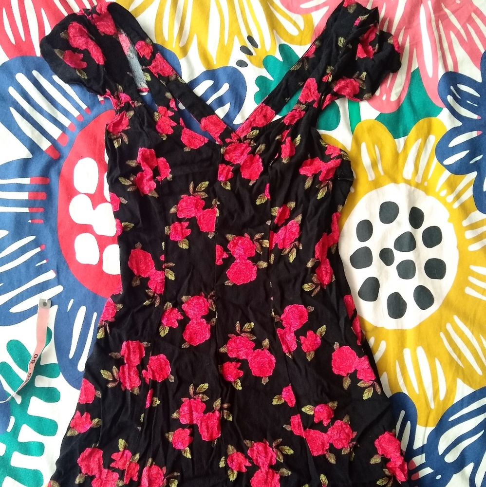 Floral mini dress